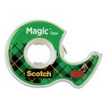 Scotch Magic Tape in Handheld Dispenser, 1/2" x 119